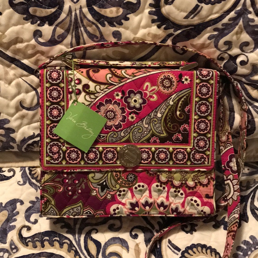Vera Bradley Julia Purse - Very Berry Paisley